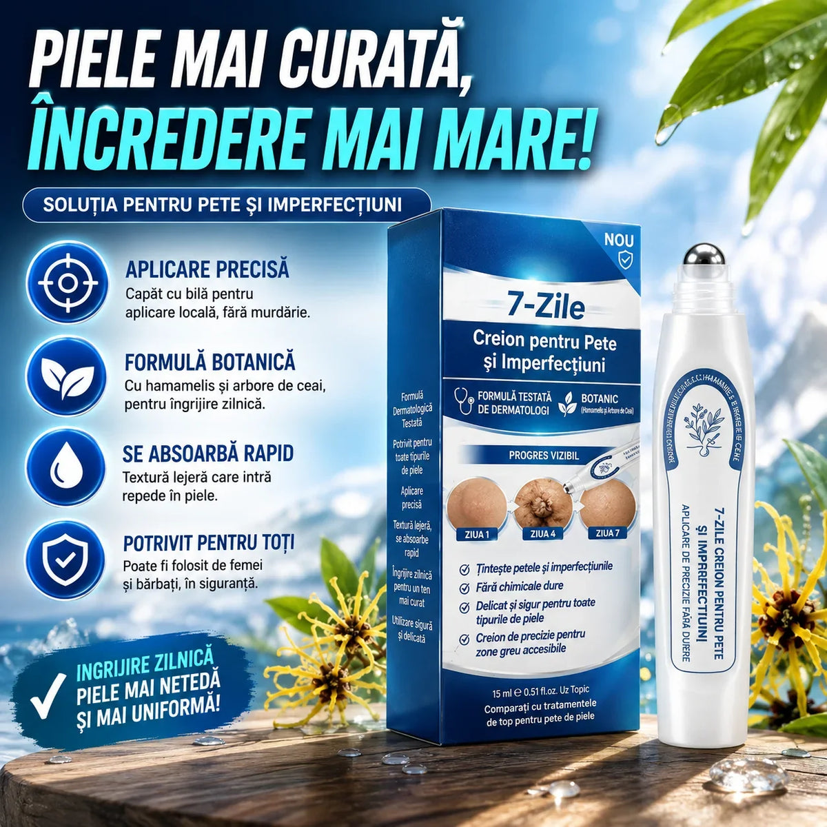 Aparat Roll-On Pentru Imperfecțiuni SkinClear™